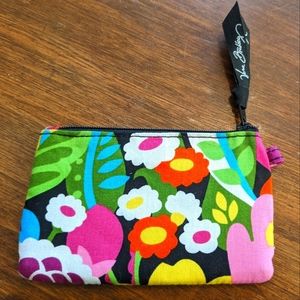 Vera Bradley Beautiful Colorful Floral Zip Coin Purse ID Wallet*See Description